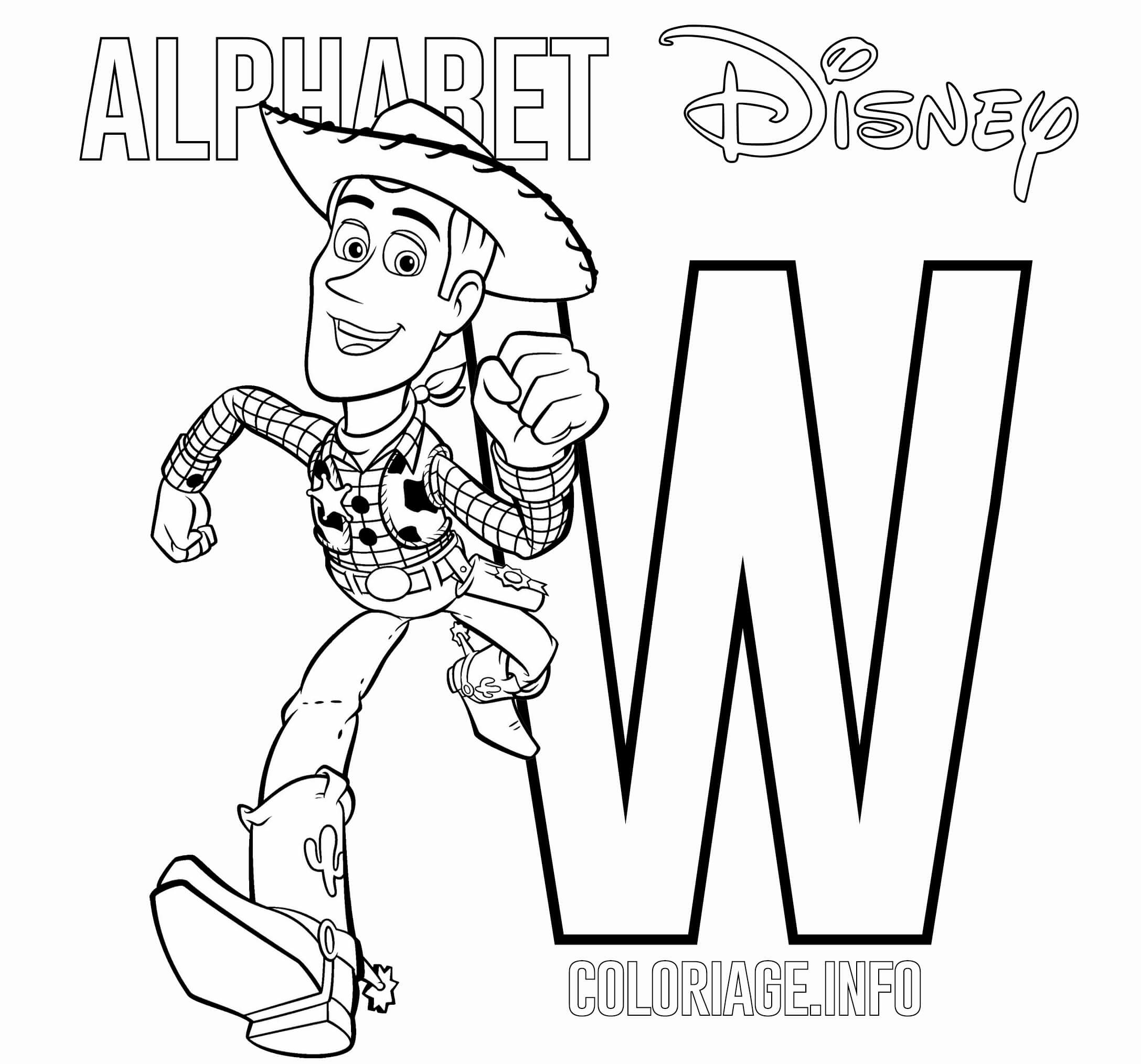   La lettre W est pour Woody 