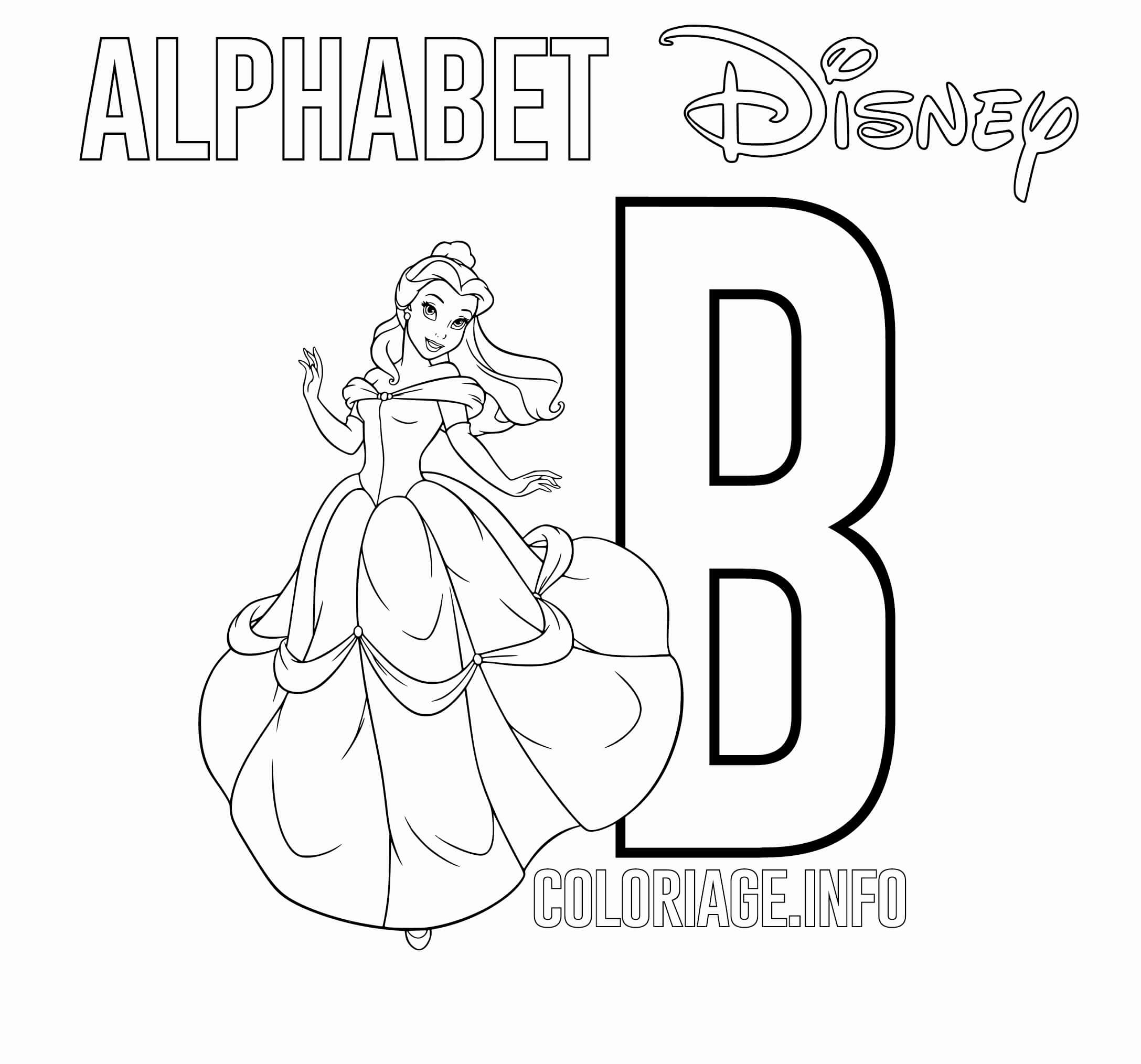   La lettre B est pour Belle 