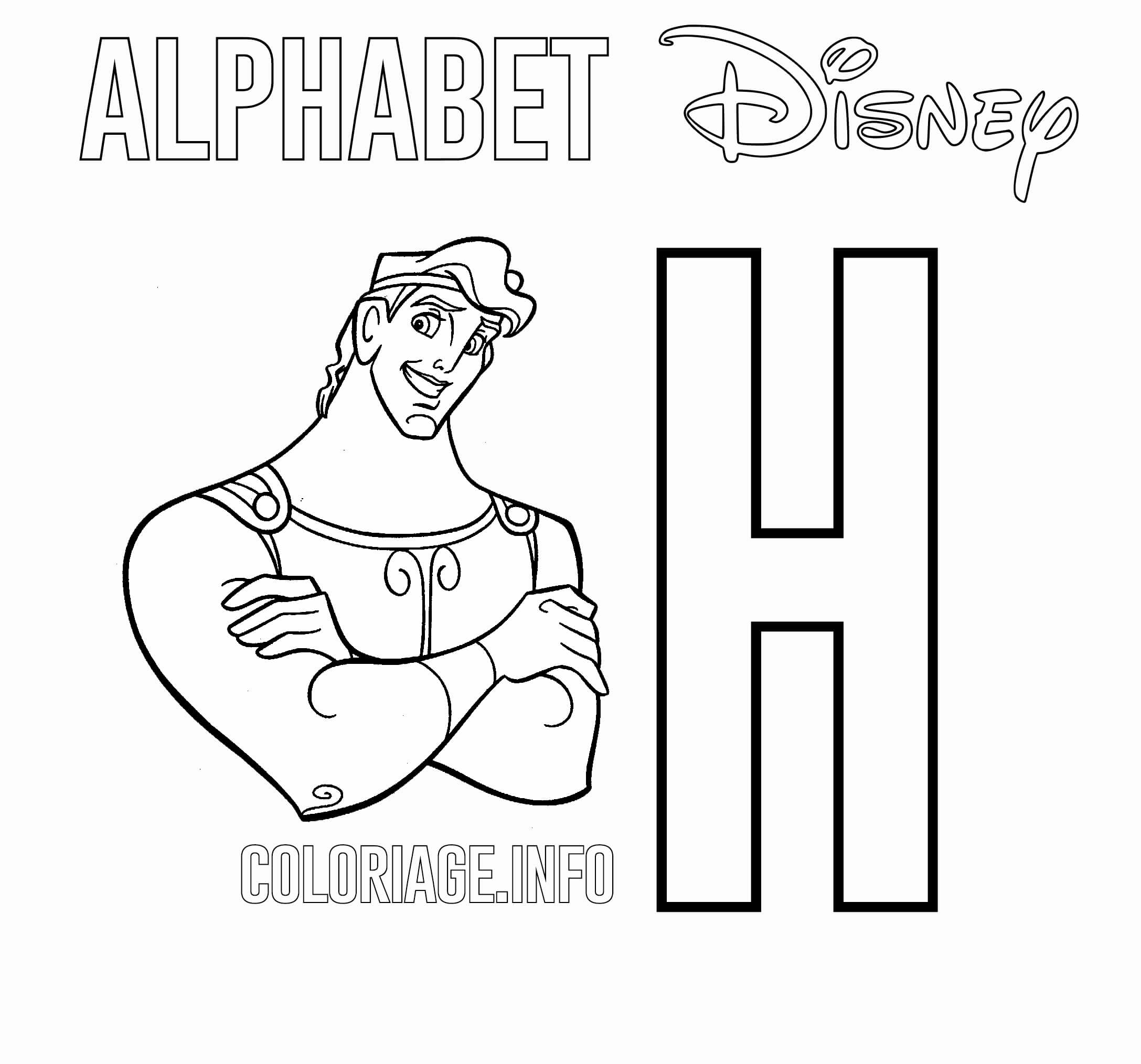   La lettre H est pour Hercule 