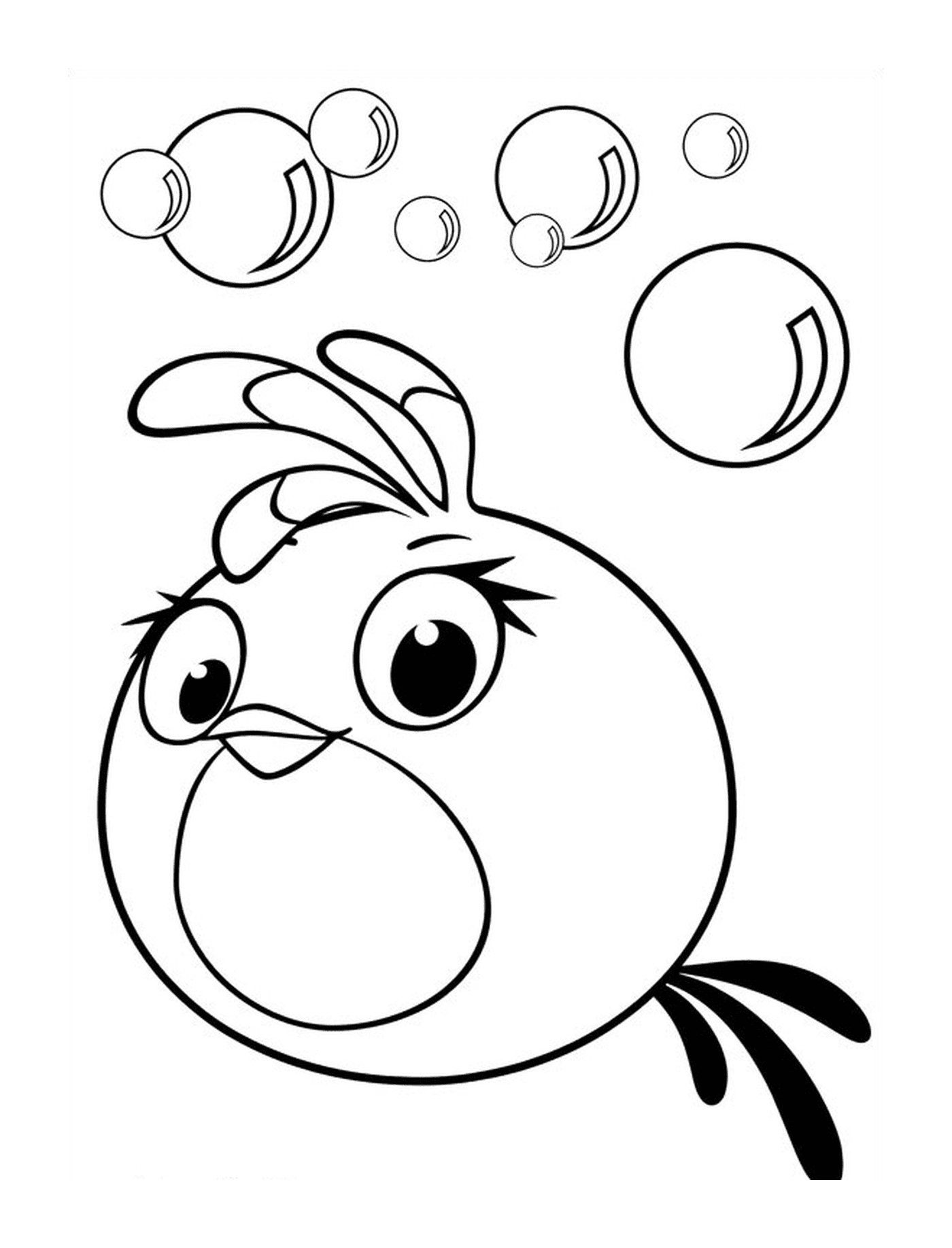   Angry Birds Stella fait des bulles 