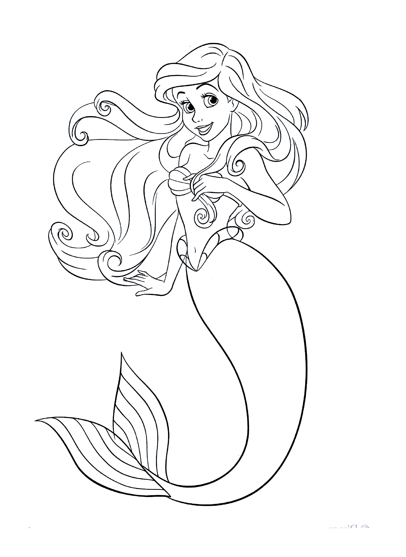   Ariel, la princesse fille du Roi Triton 