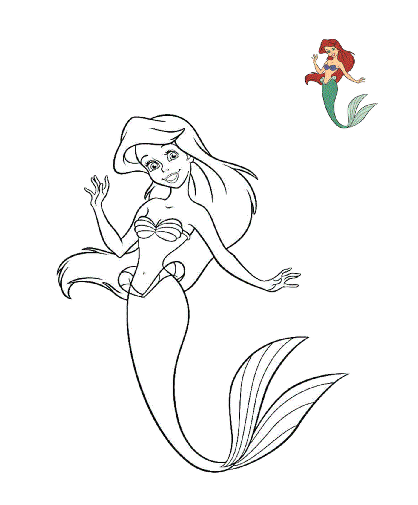   Ariel, la petite sirène de Disney, princesse 