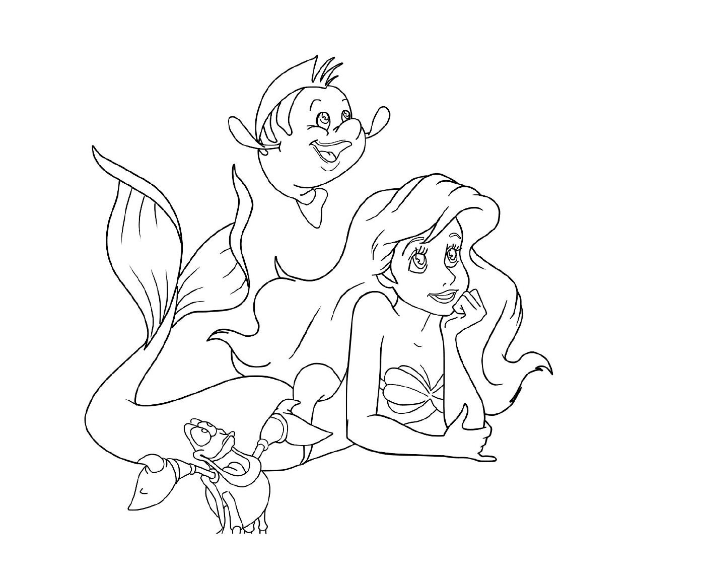   Une ligne d'Ariel et ses amis 