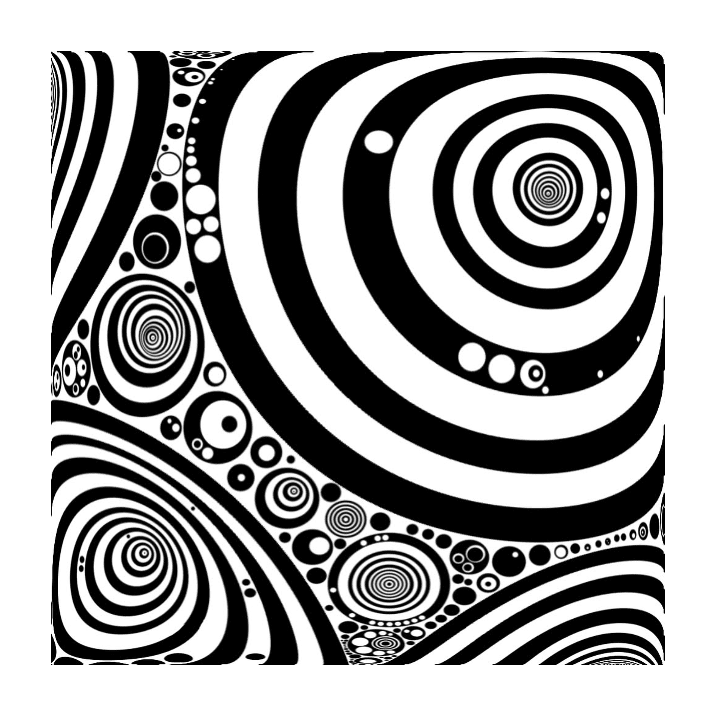   un motif de spirale 