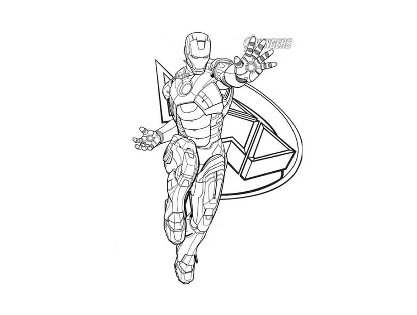   Une image d'Iron Man à imprimer 