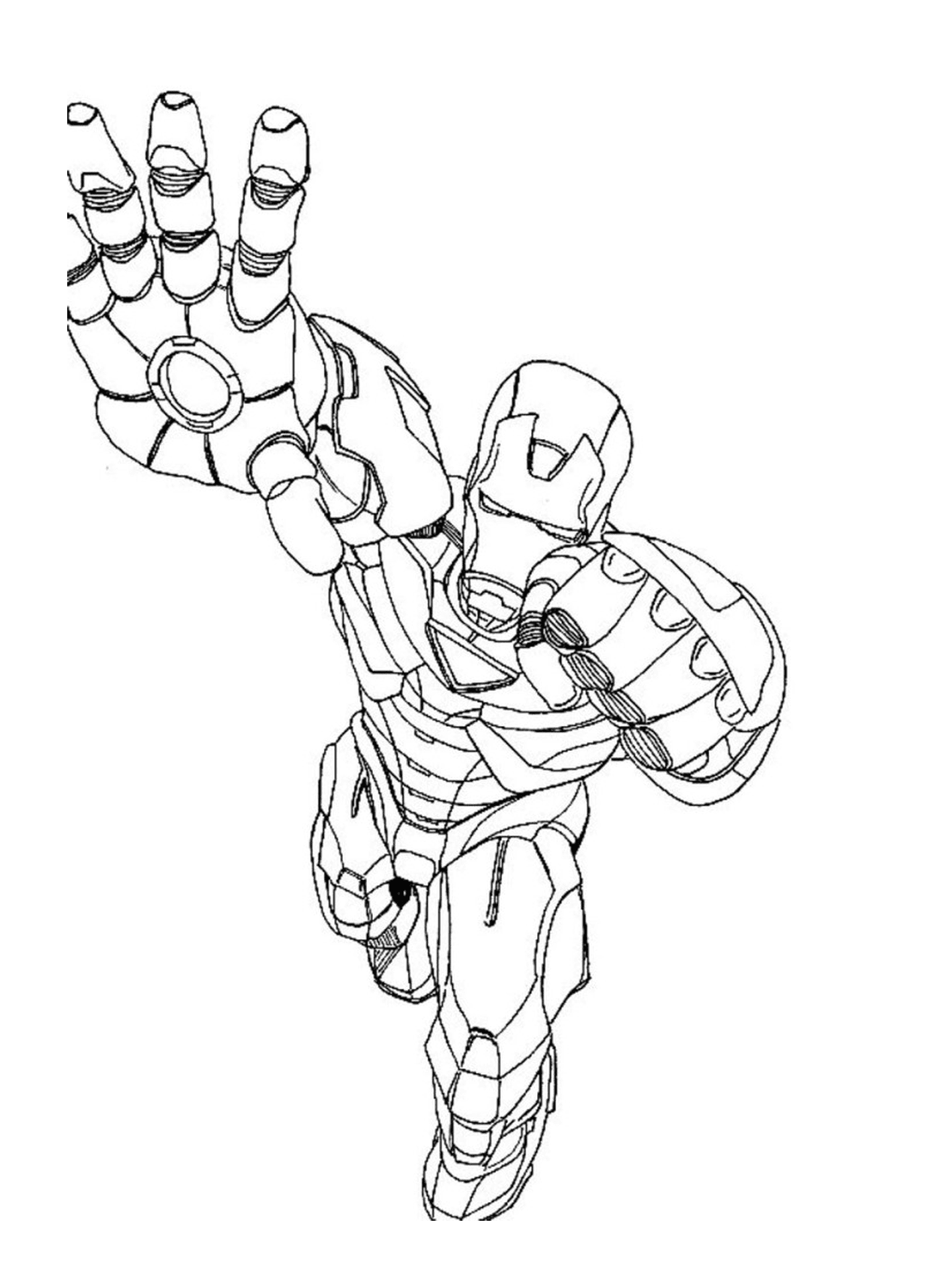   Iron Man à imprimer 
