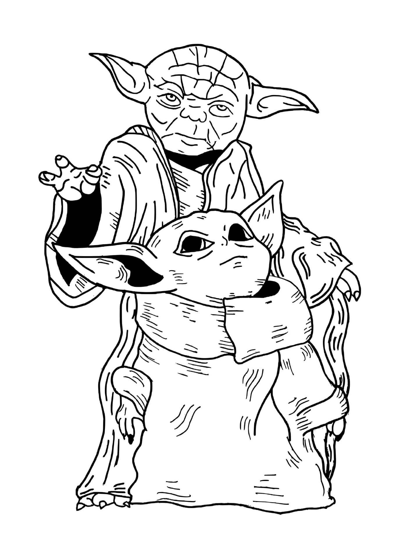   Rencontre Yoda et son mini moi 