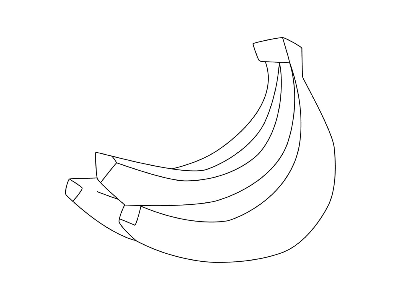   Une grappe de bananes sur une table 