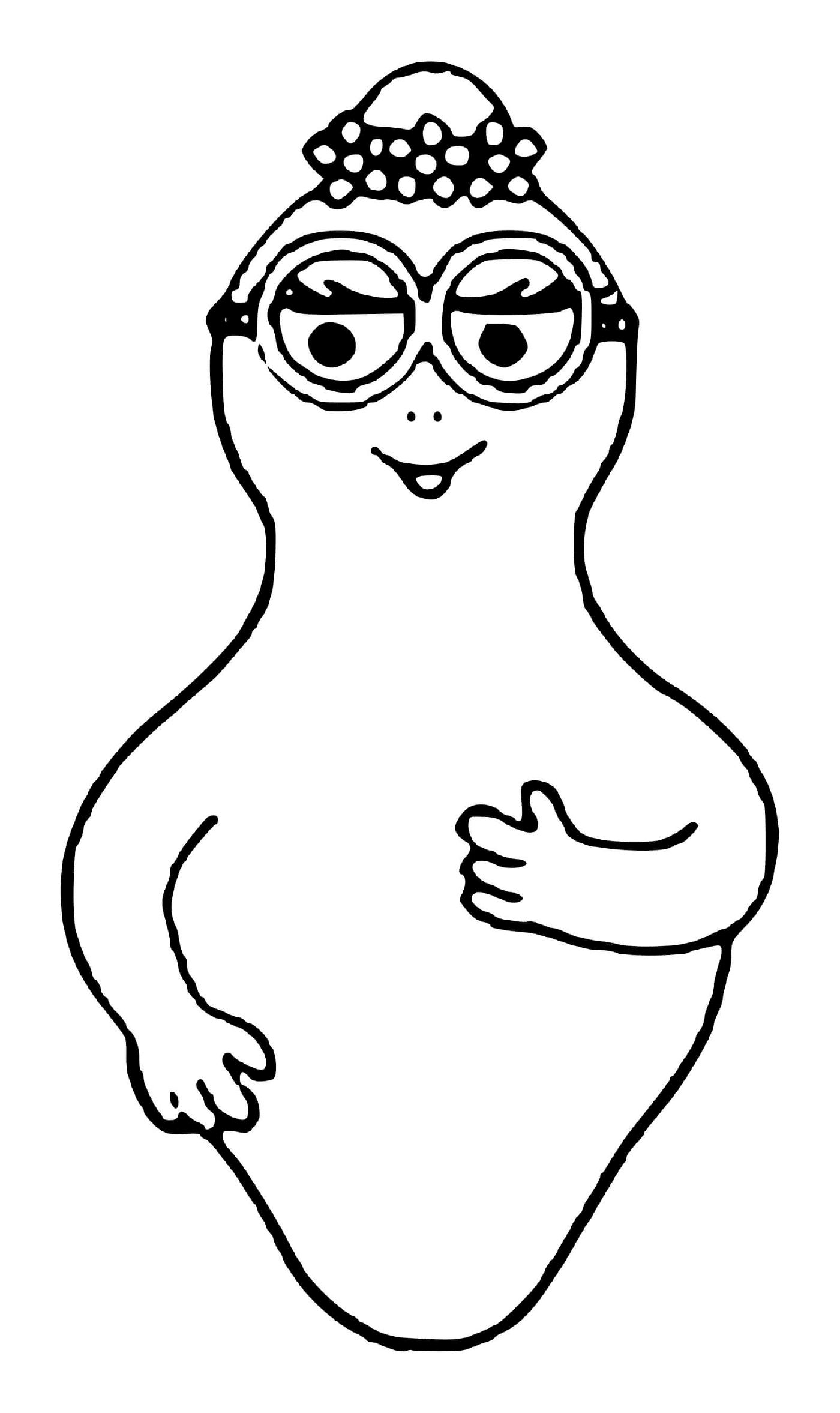   Un personnage de dessin animé avec des lunettes 