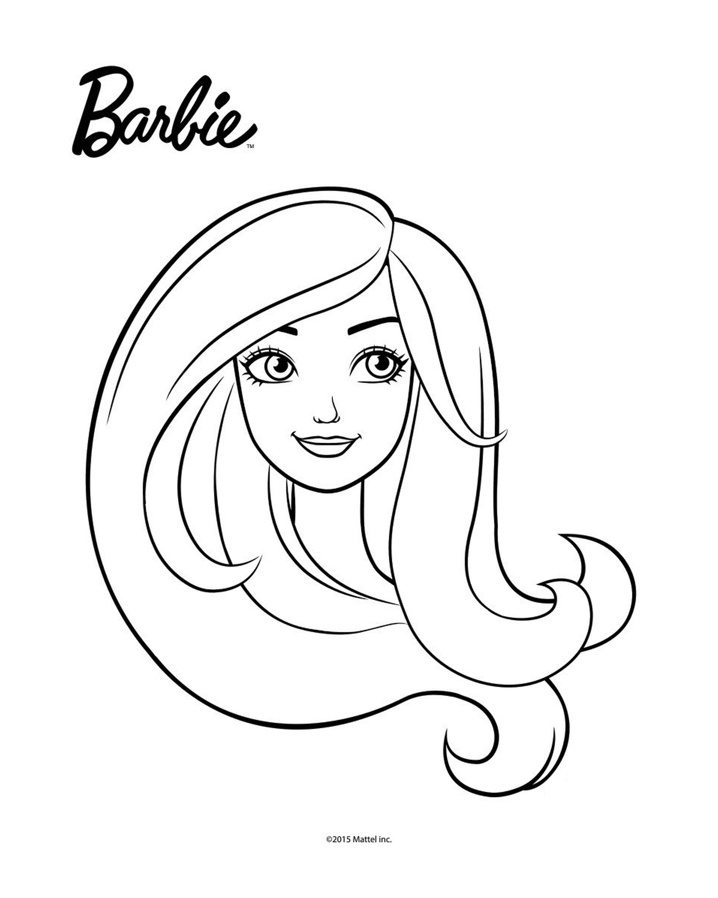   Le visage de Barbie 