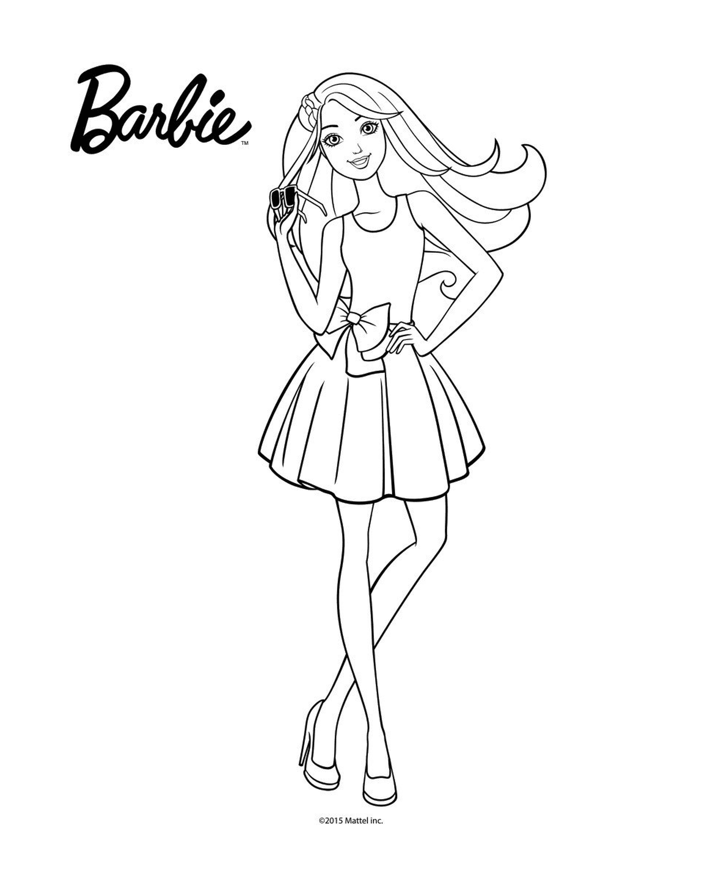   Barbie dans une robe à ruban 