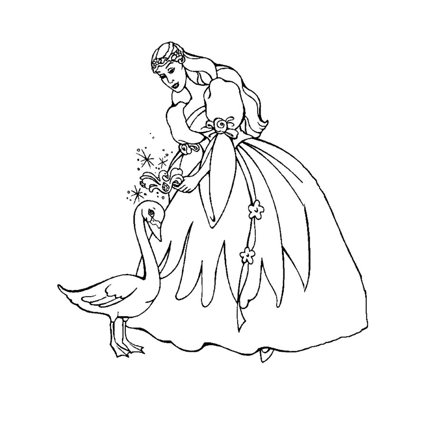   Un cygne et une princesse 