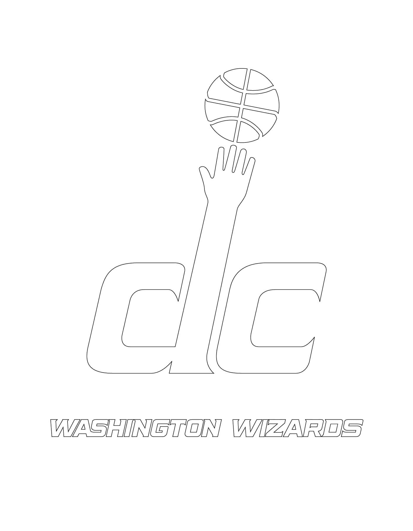   Le logo des Washington Wizards de la NBA 