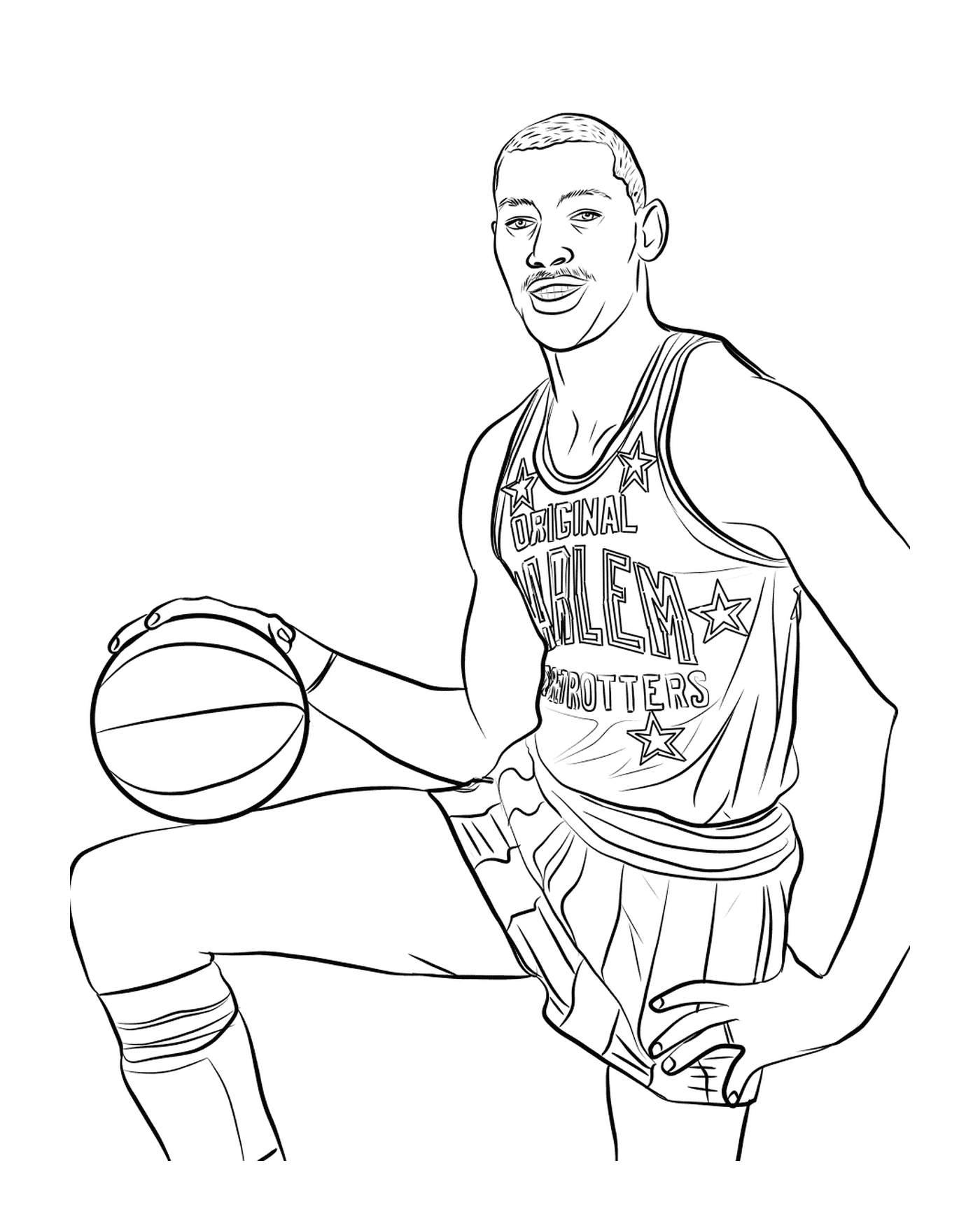   Wilt Chamberlain, joueur de basket 