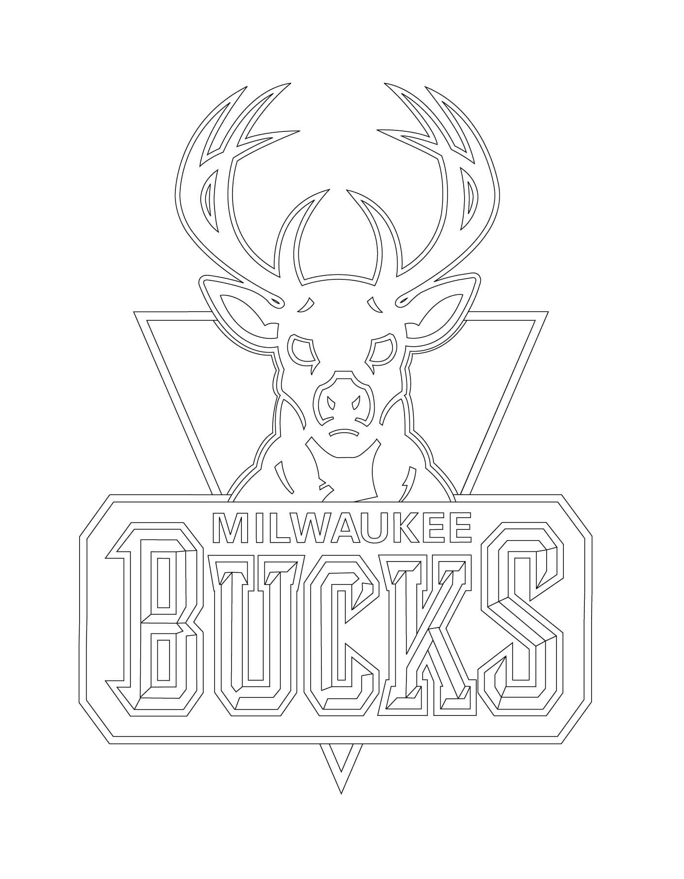   Le logo des Milwaukee Bucks de la NBA 