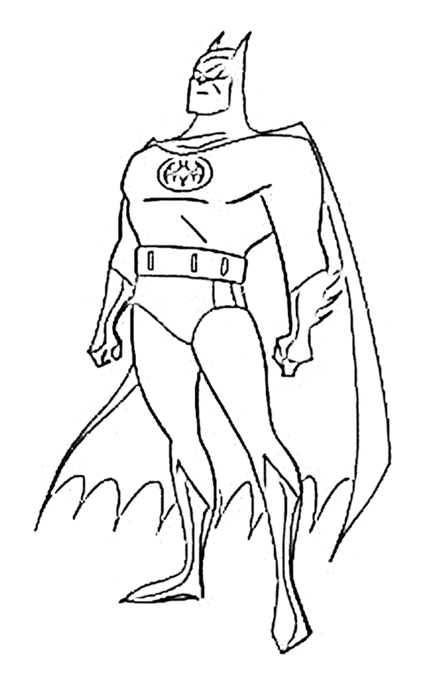   Image de Batman à colorier 
