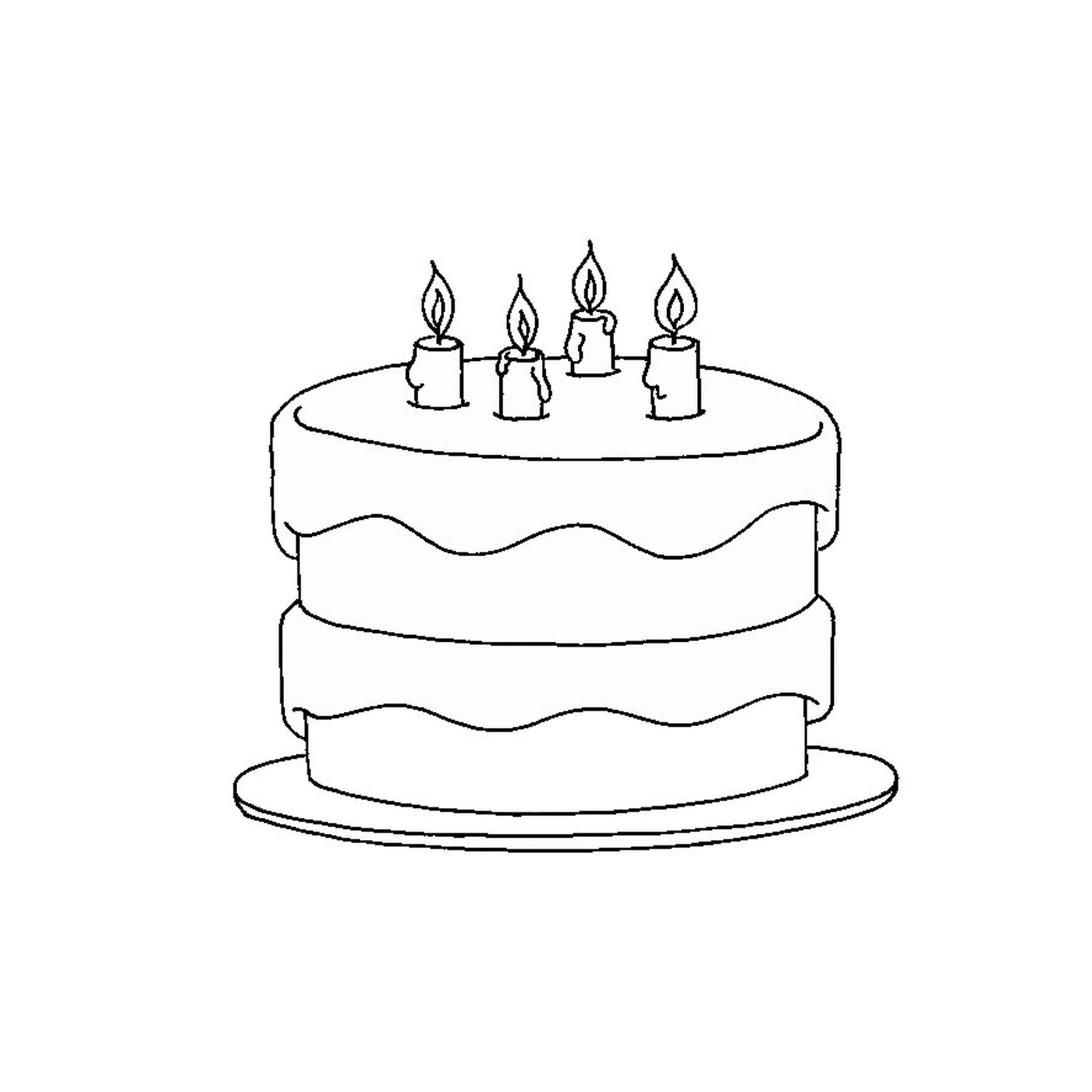   Gâteau d'anniversaire 