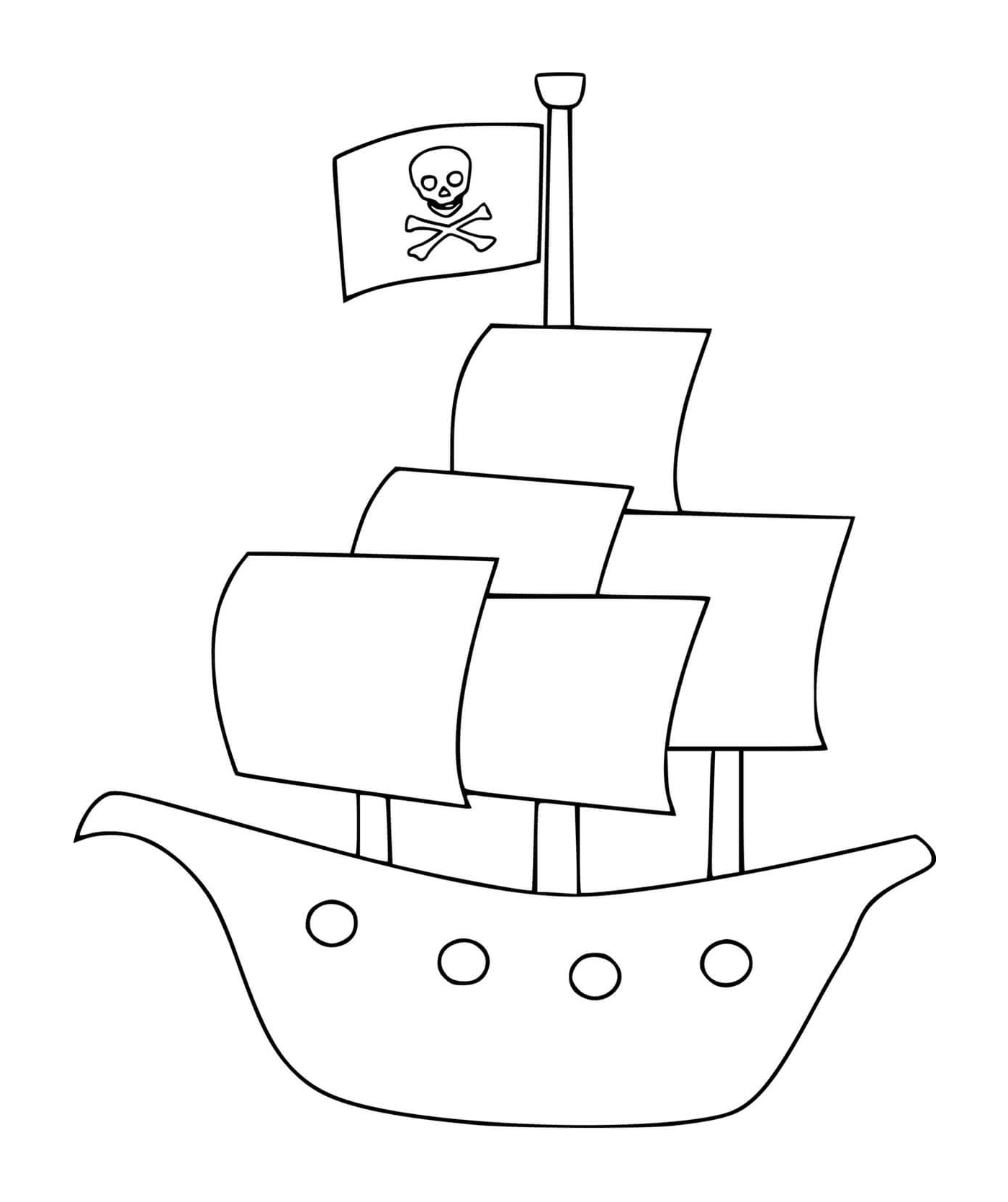   Un bateau pirate 