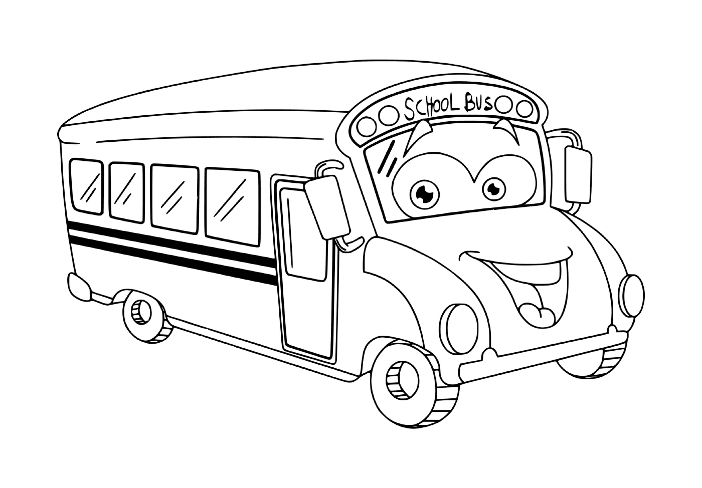   Un autobus scolaire pour les enfants 
