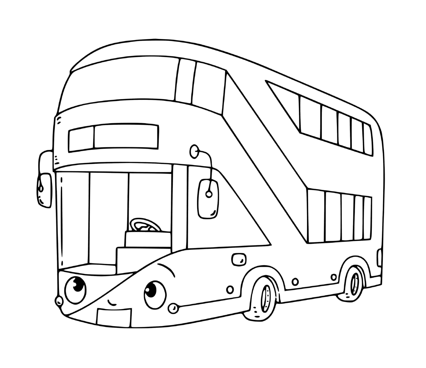   Un bus à deux étages pour le transport 