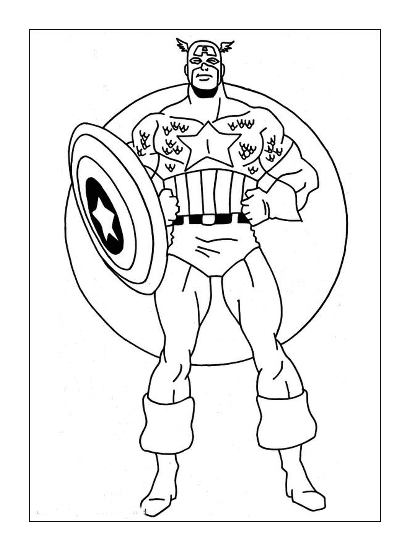   Une image de Captain America captivante 