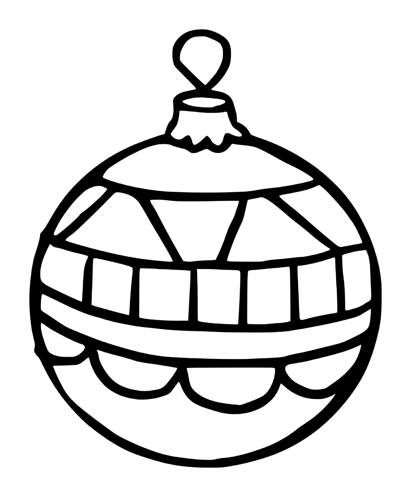   Une boule de Noël pour sapin 
