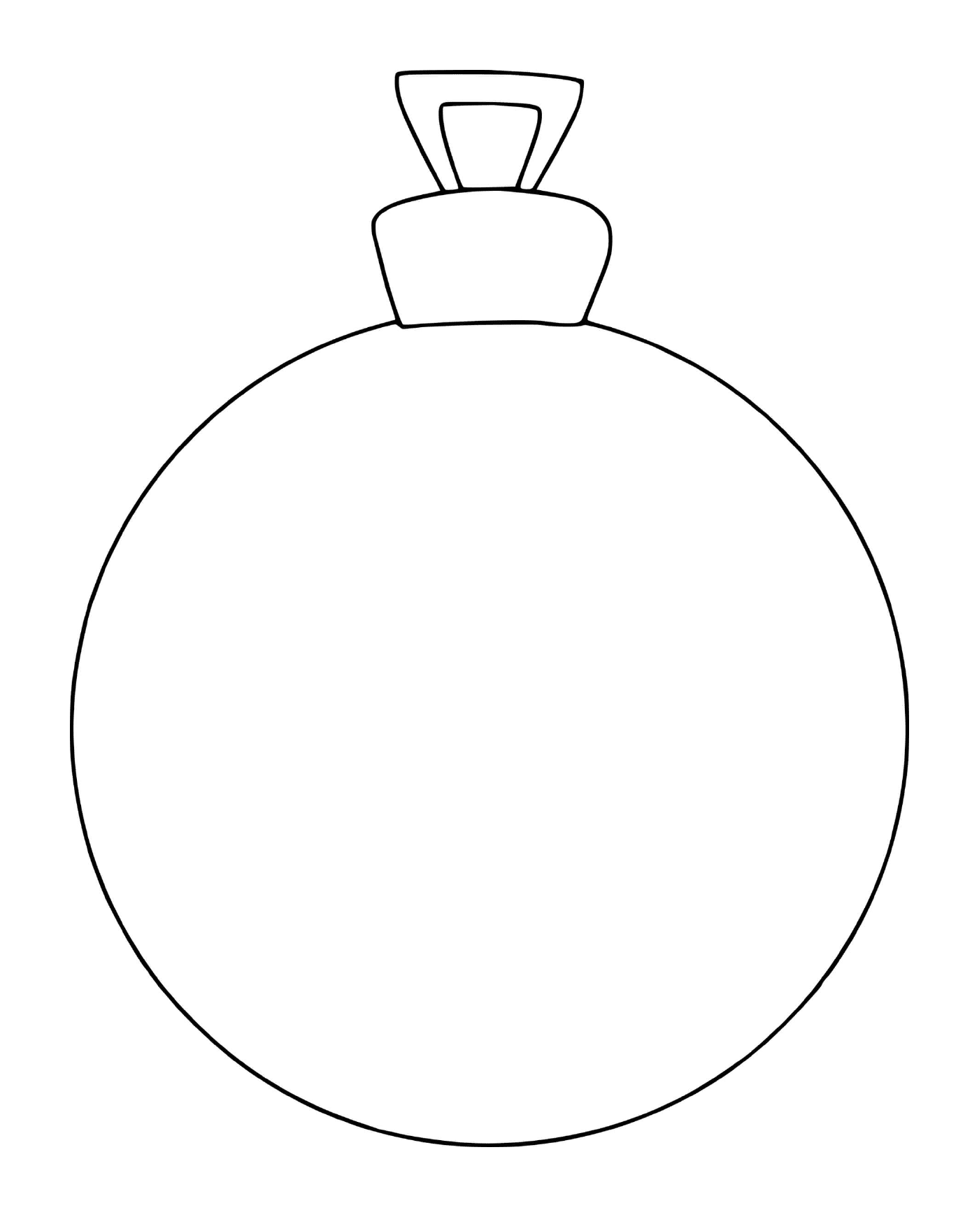   Une boule de Noël simple et facile pour sapin en noir 