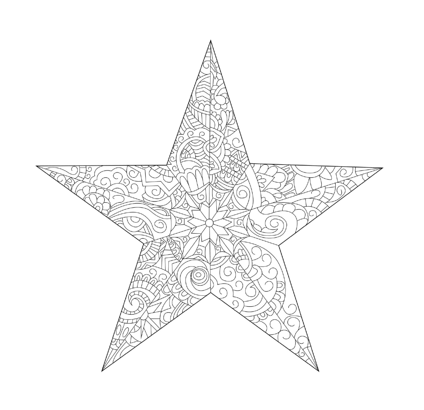  Une étoile décorative 