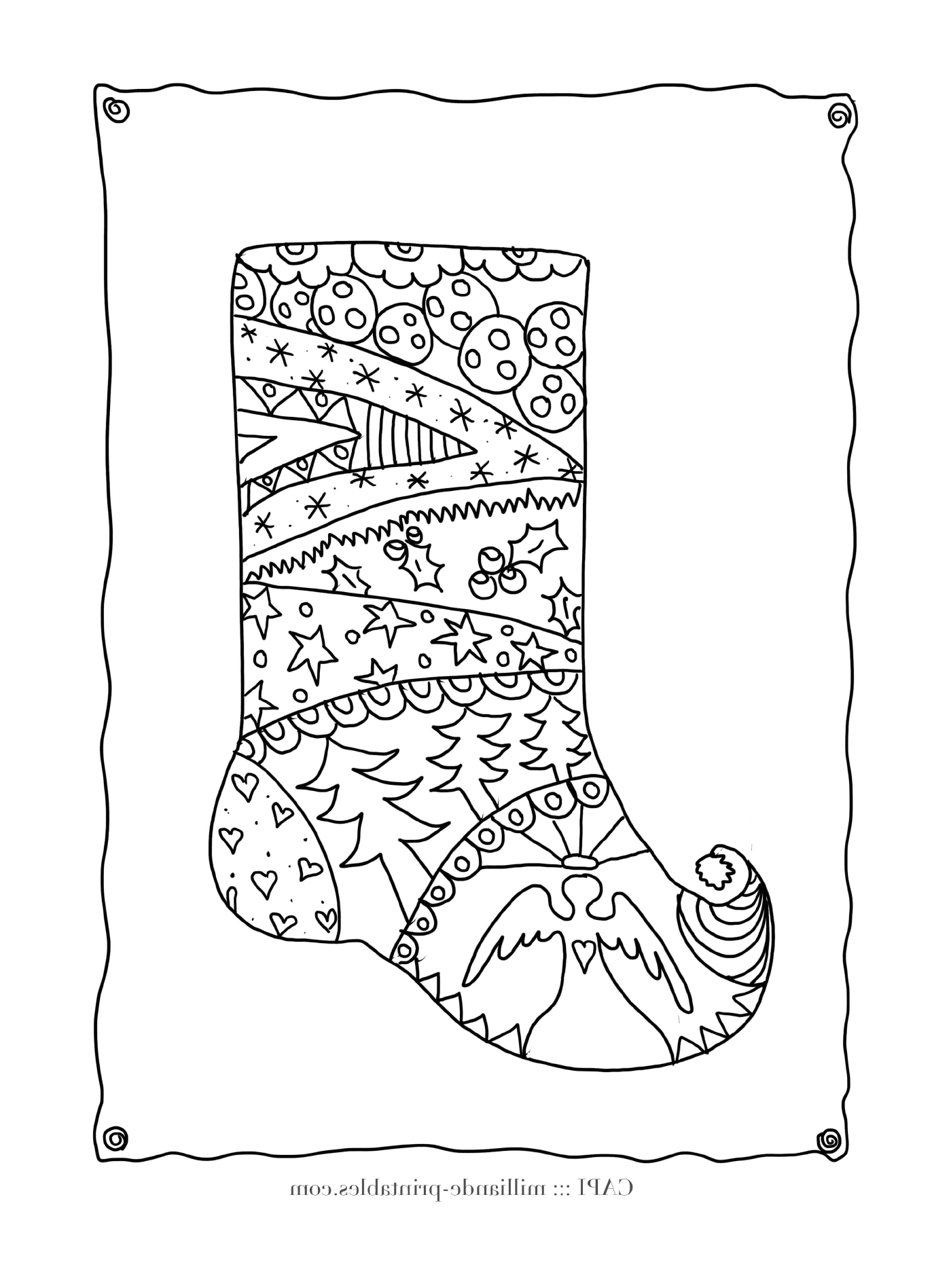   Une chaussette de Noël 