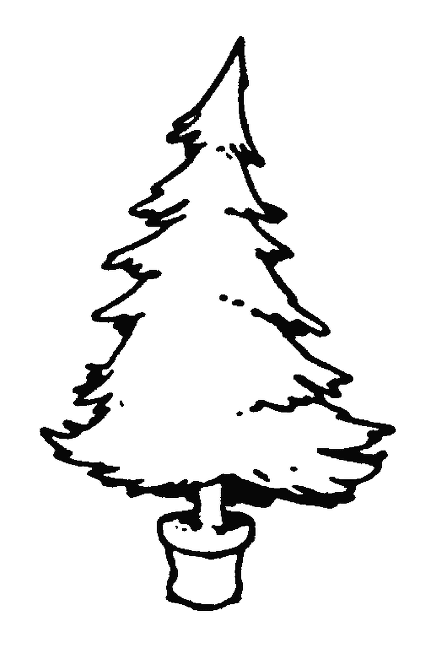   Un arbre de Noël traditionnel 
