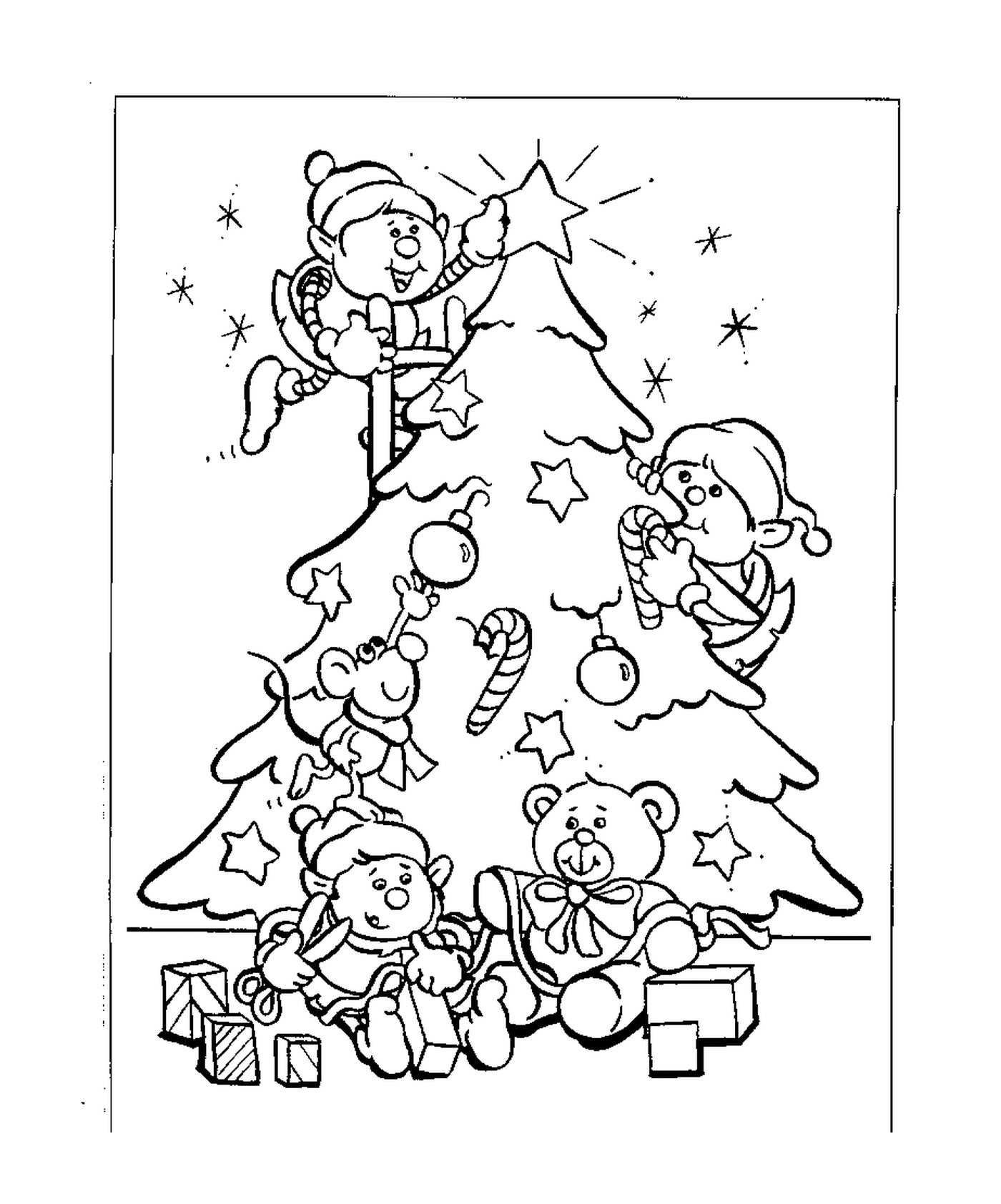   Un sapin de Noël classique 