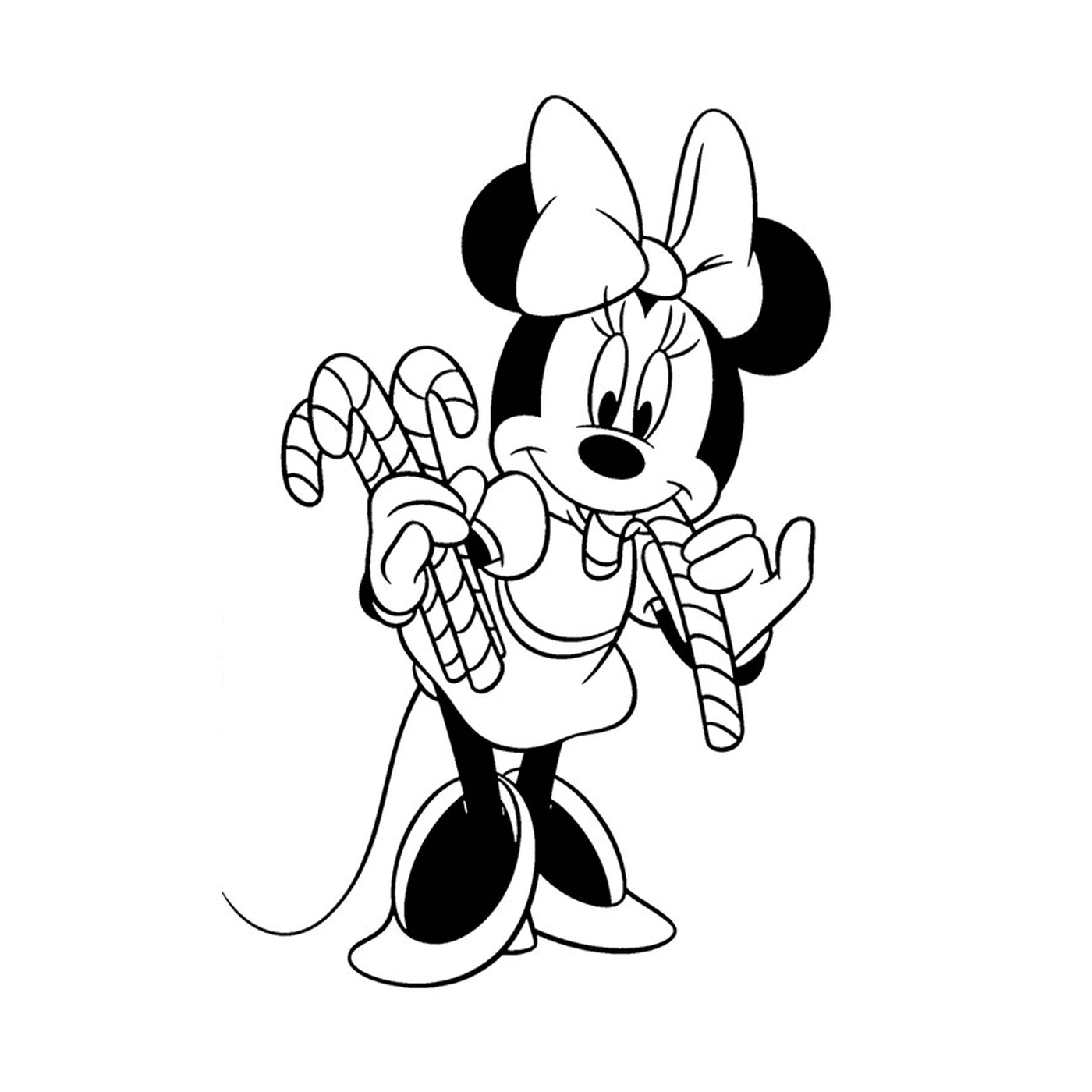   Minnie Mouse avec bonbons 