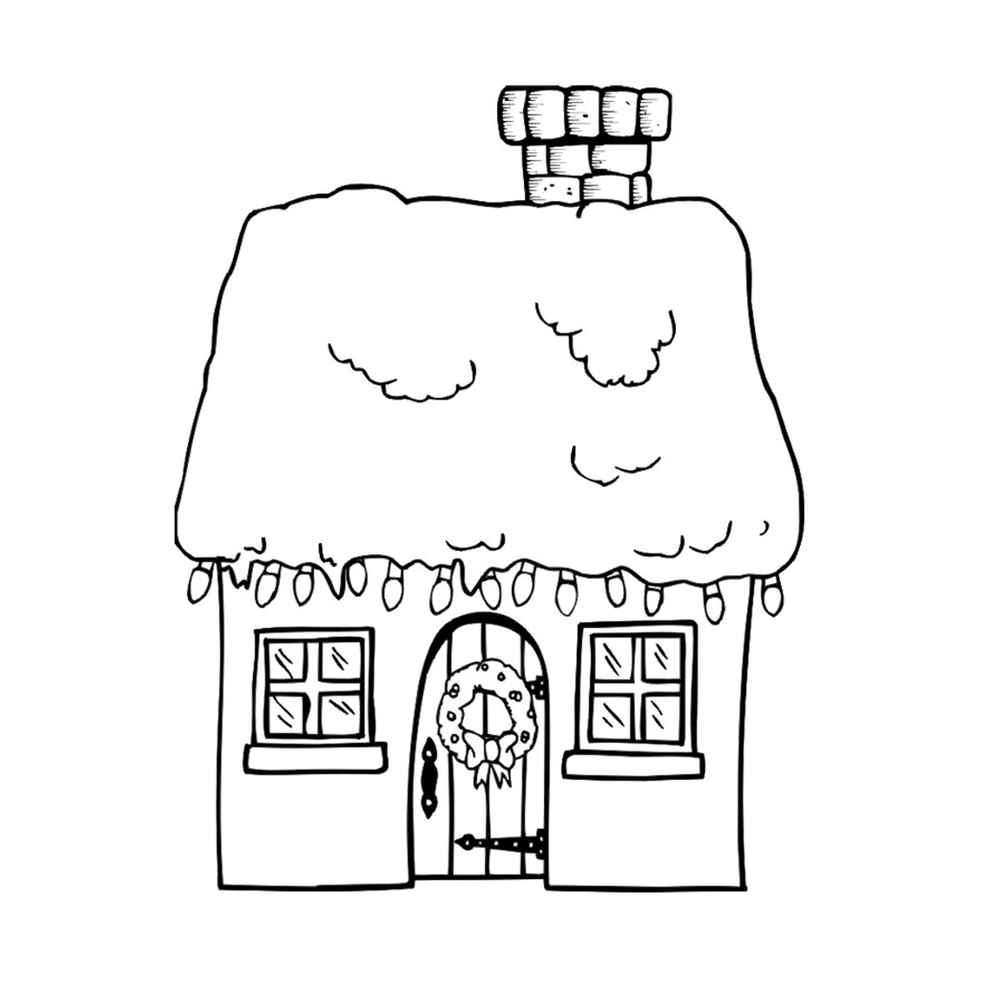   maison chaleureuse hiver 