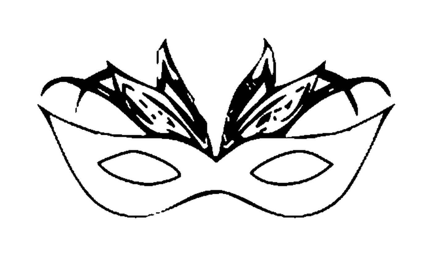   Un masque de carnaval pour les yeux 
