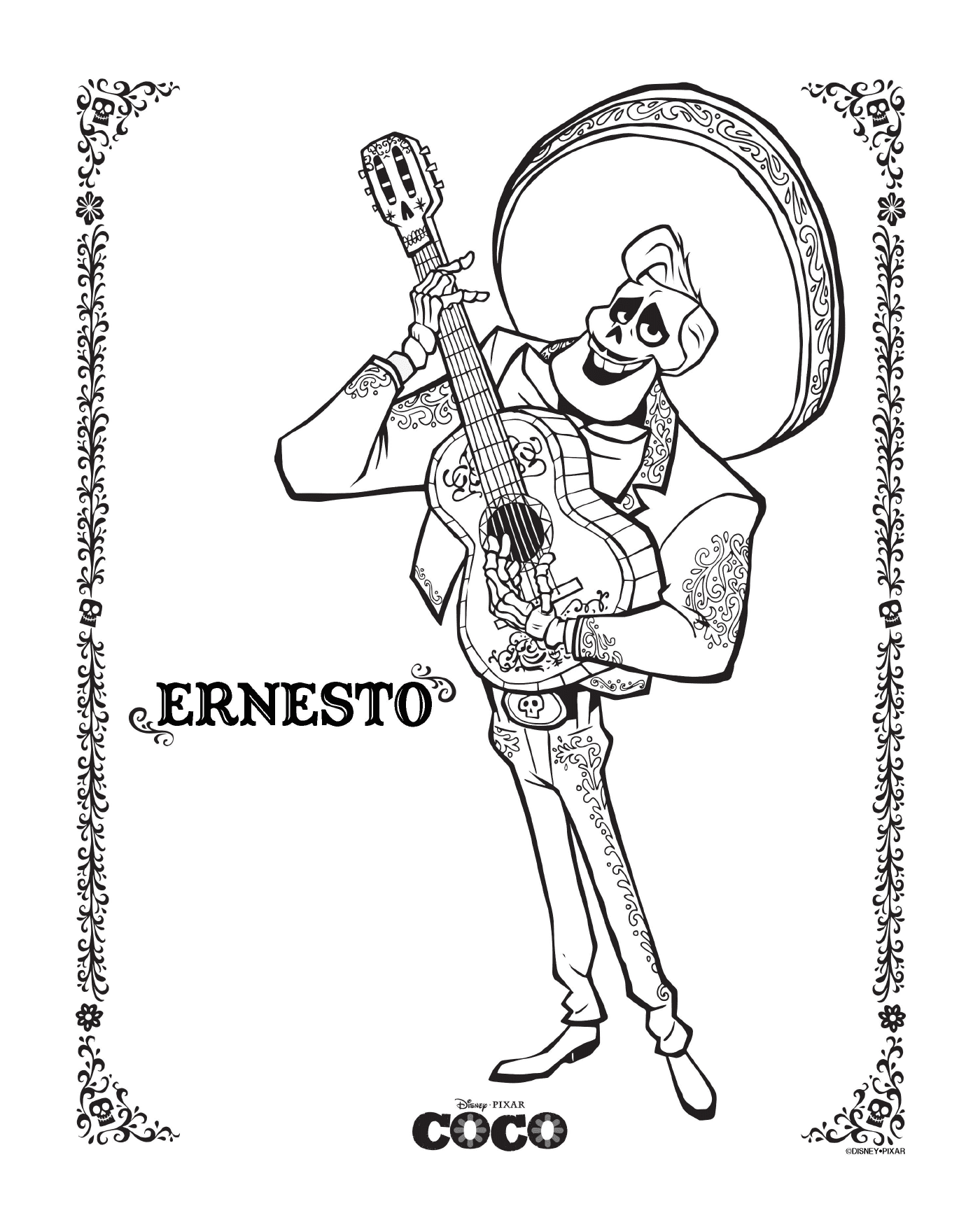   Ernesto dans Coco, de Disney 