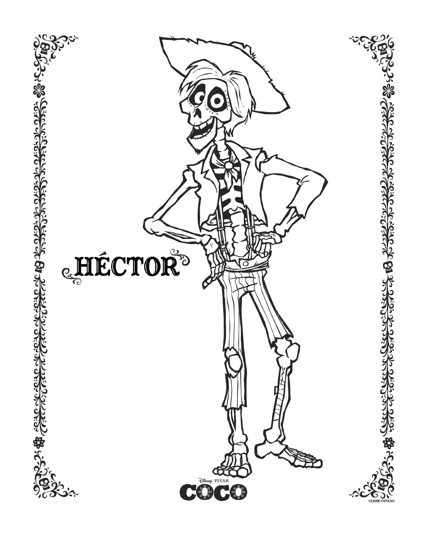   Hector dans Coco, de Disney 