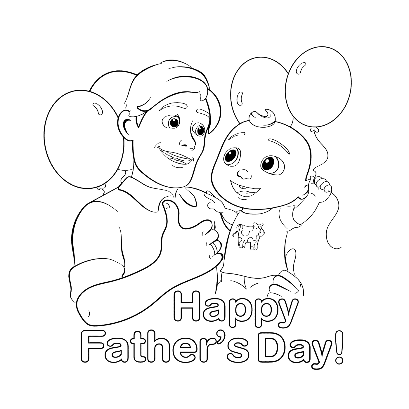   Célébration de la fête des pères avec un enfant 