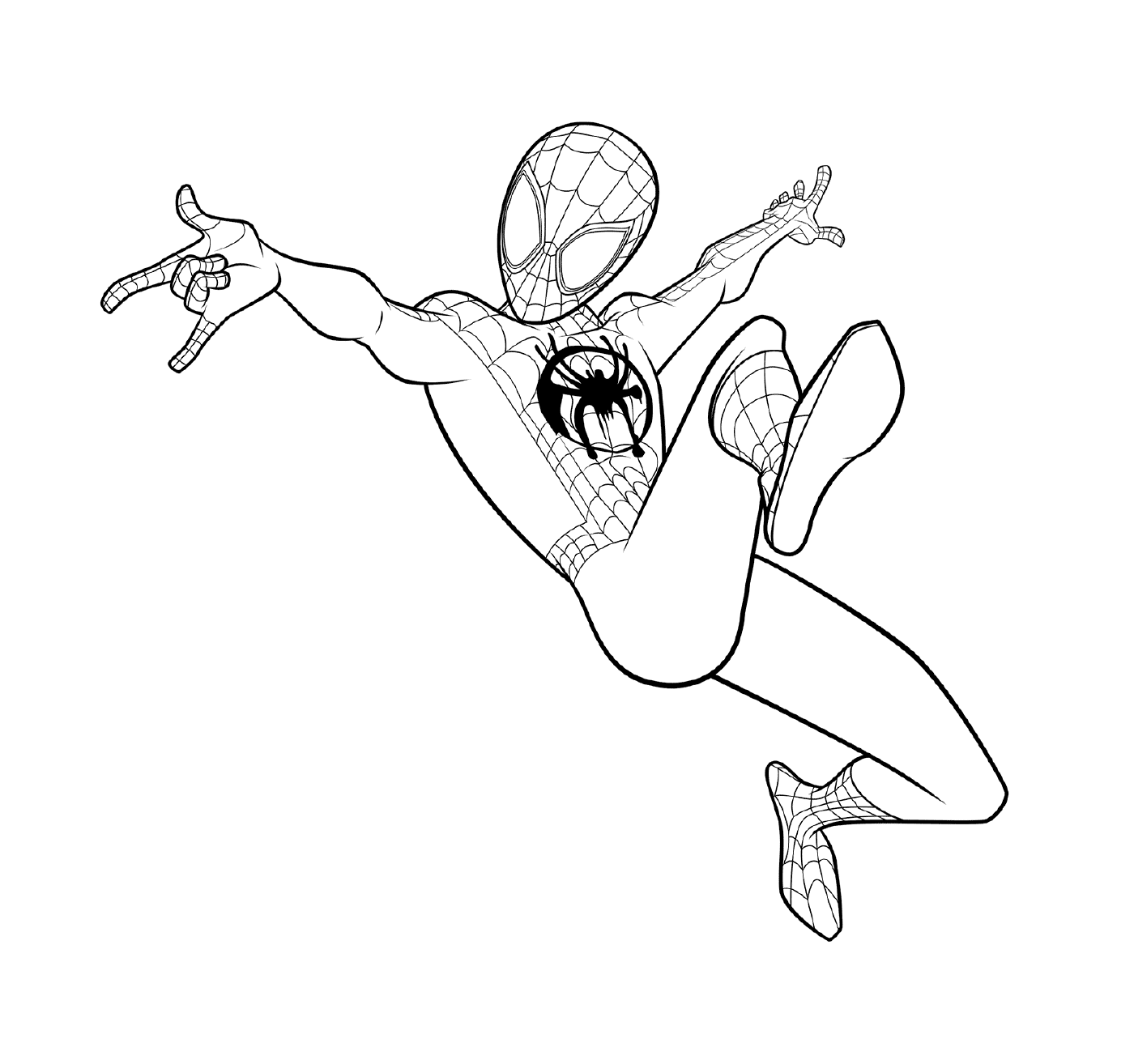   Spider-Man Miles Morales à colorier 