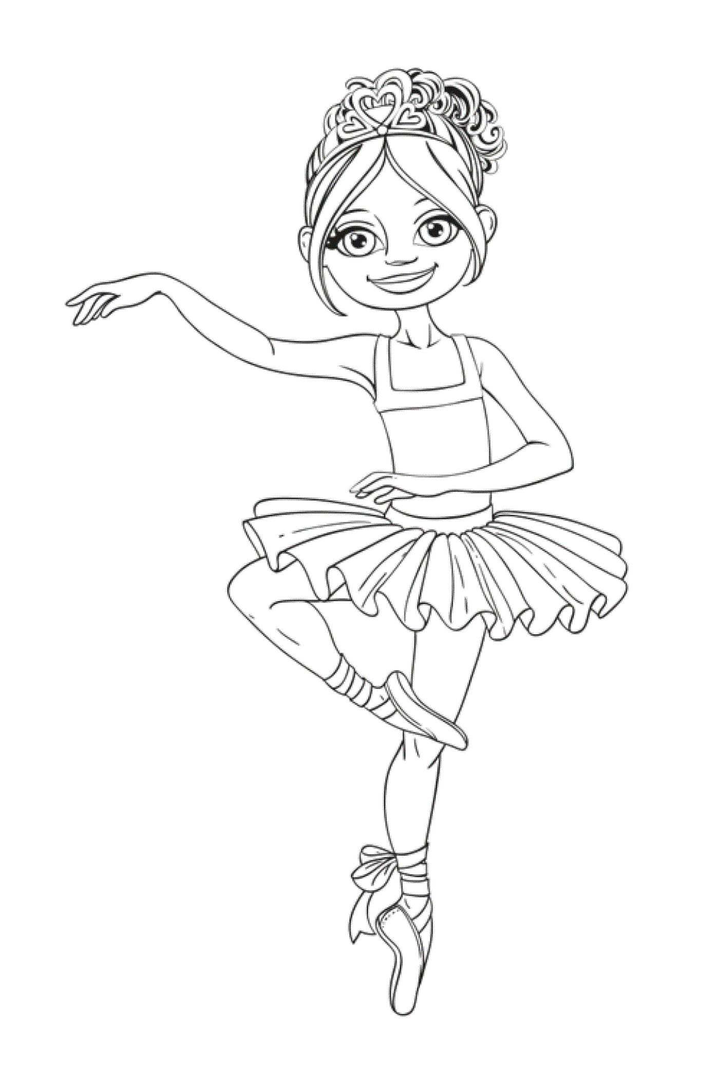   Danseuse Étoile Princesse en Tutu 