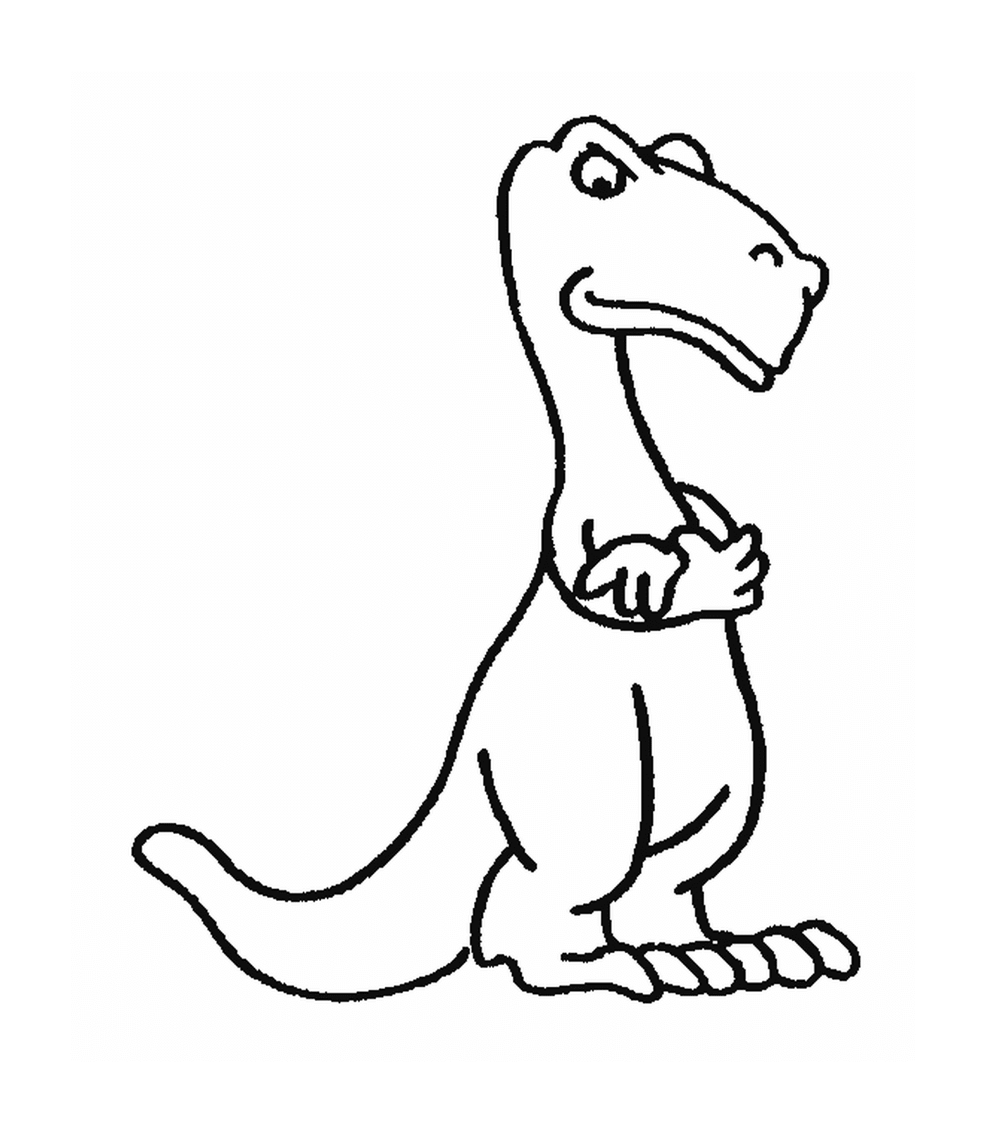   Dinosaure présentant une allure imposante 