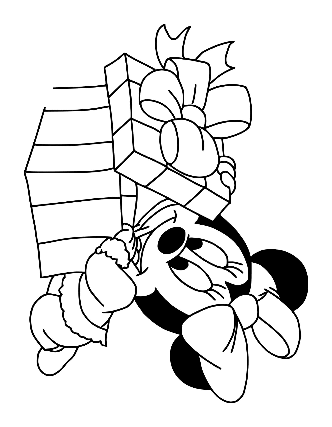   Minnie et son cadeau 