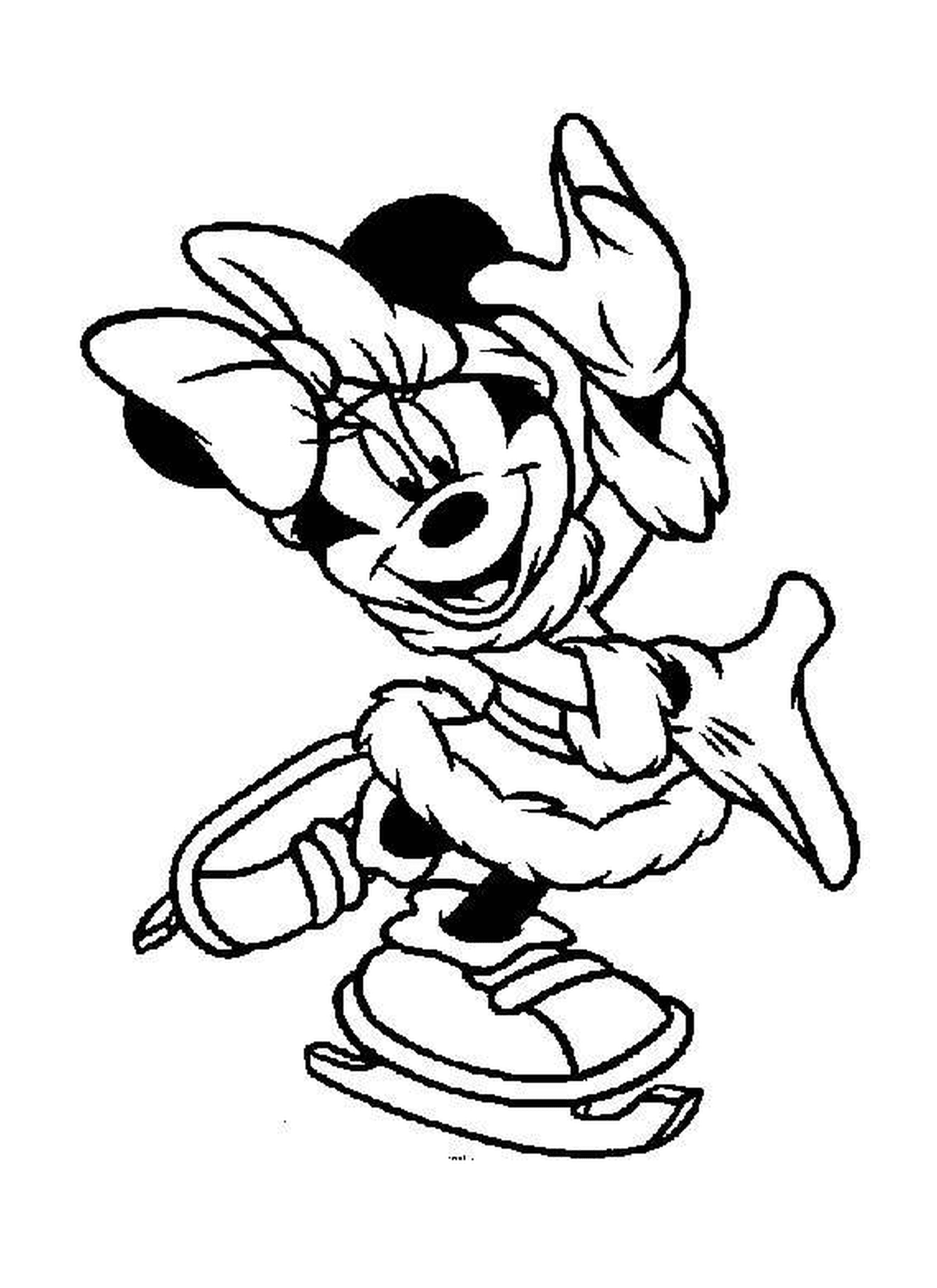   Minnie Mouse souriante 