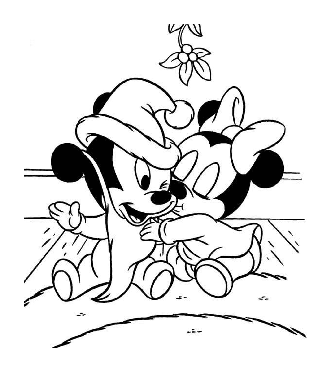   Mickey et Minnie Mouse 