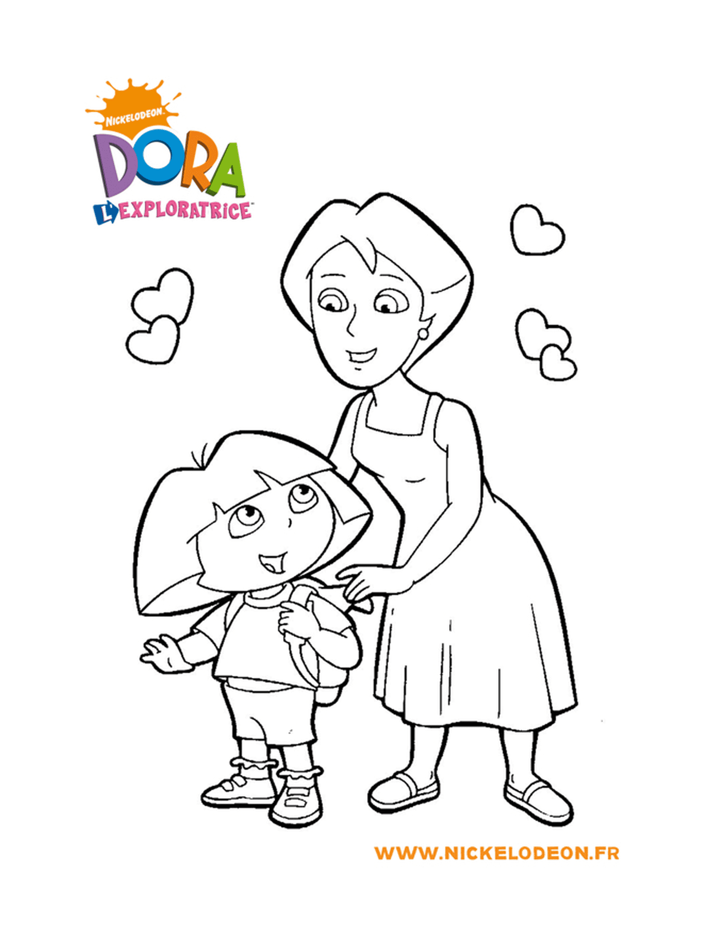   Dora passe du temps précieux avec sa maman 