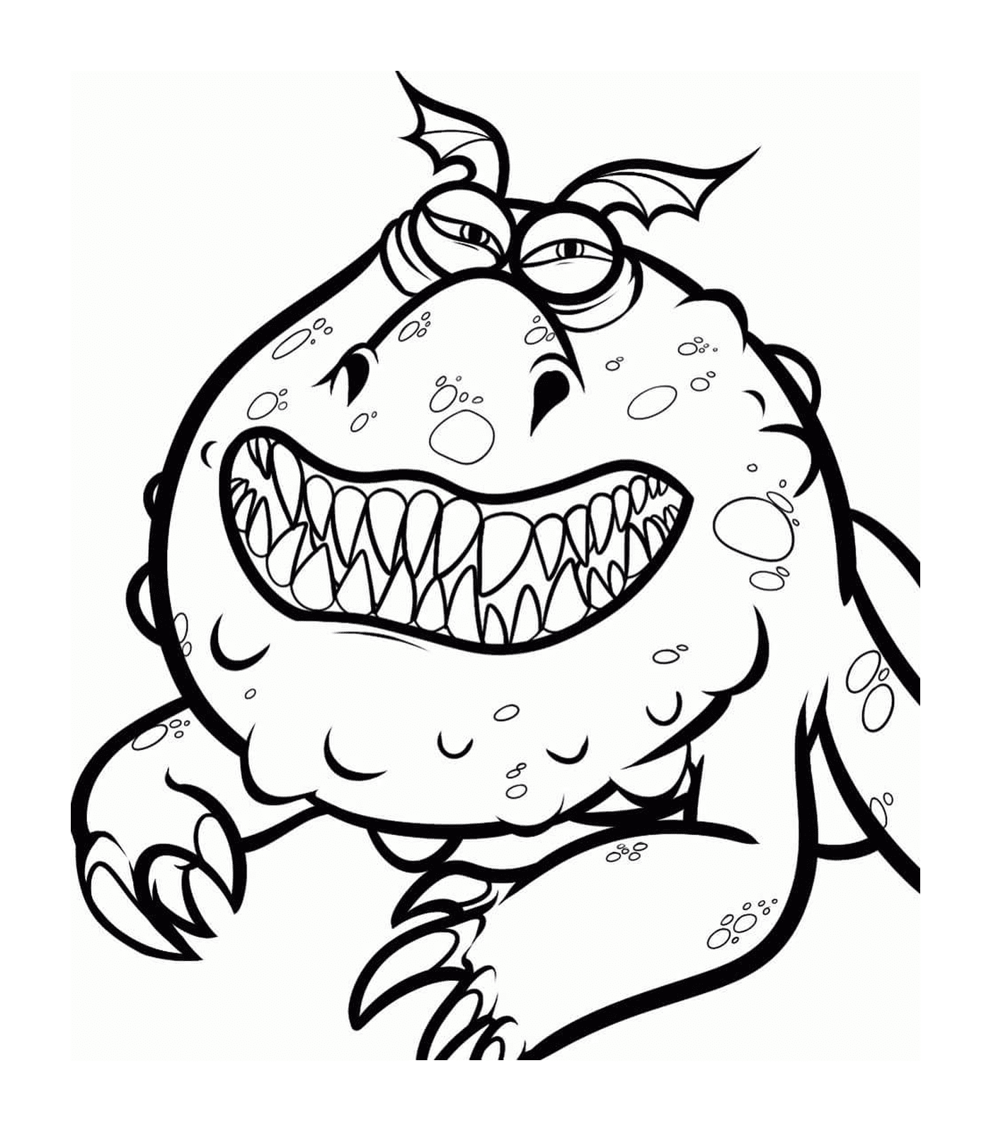   Meatlug, un monstre avec un grand sourire 