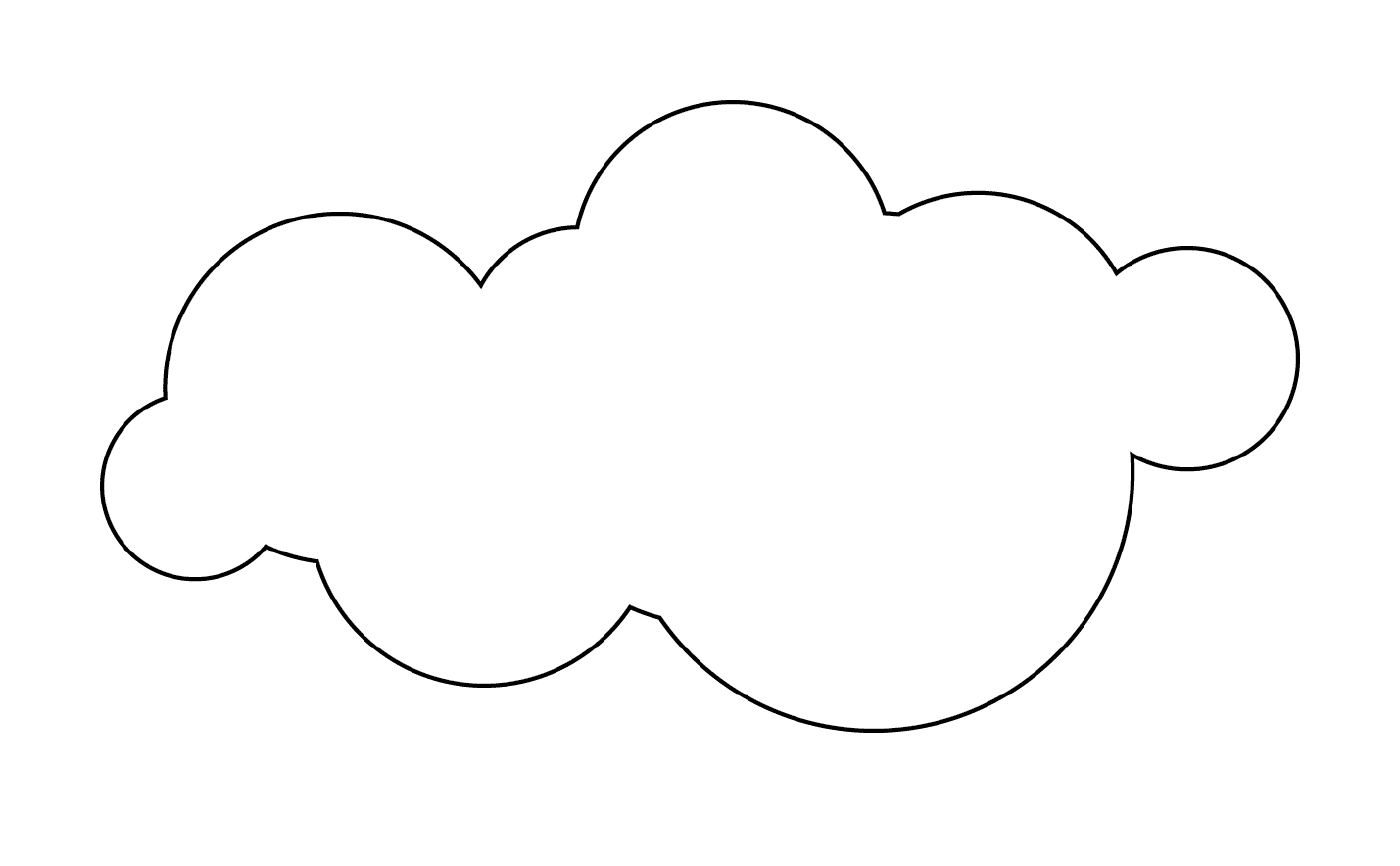   Un nuage dans le ciel 