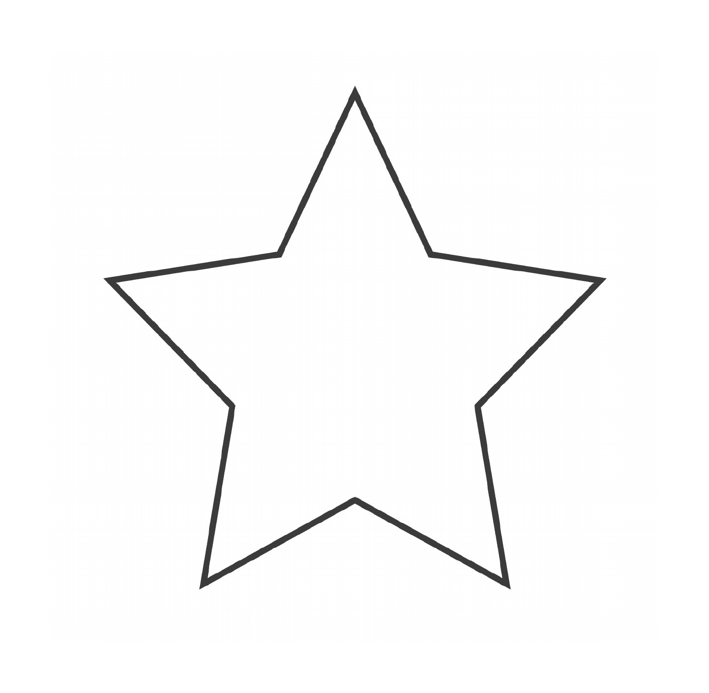   Une étoile à cinq branches 