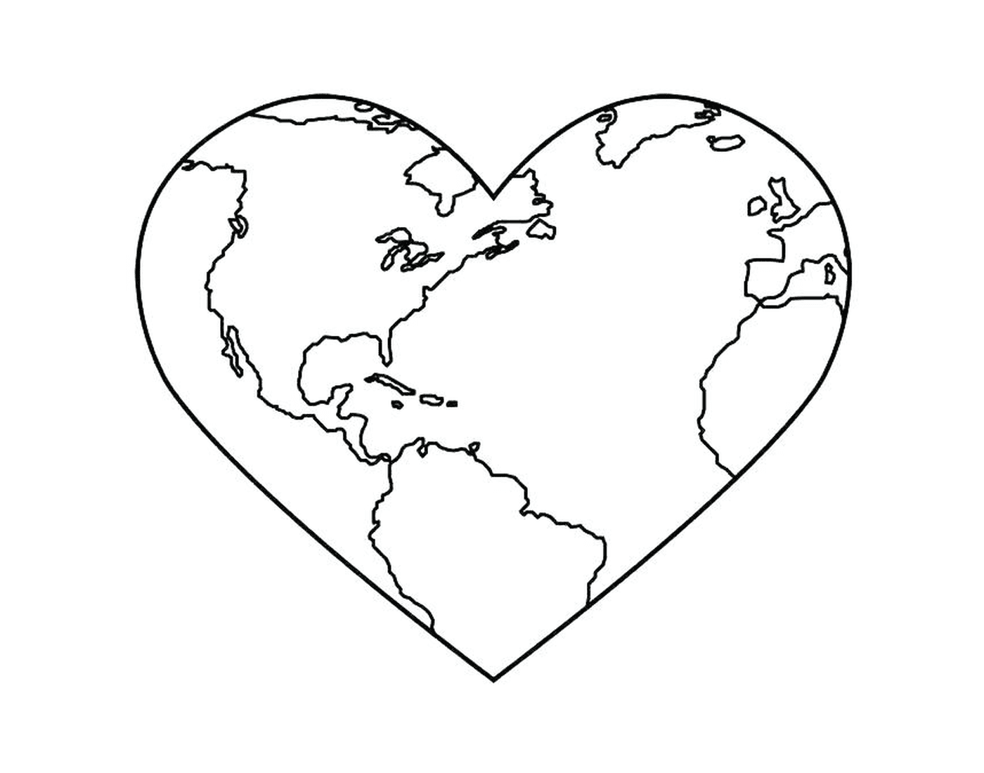   Terre en forme de cœur, Jour de la Terre 