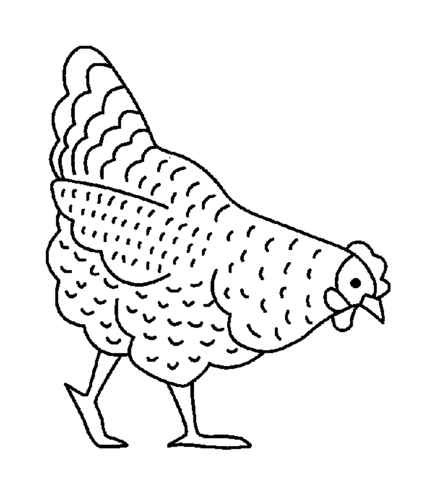   Une poule de Pâques 