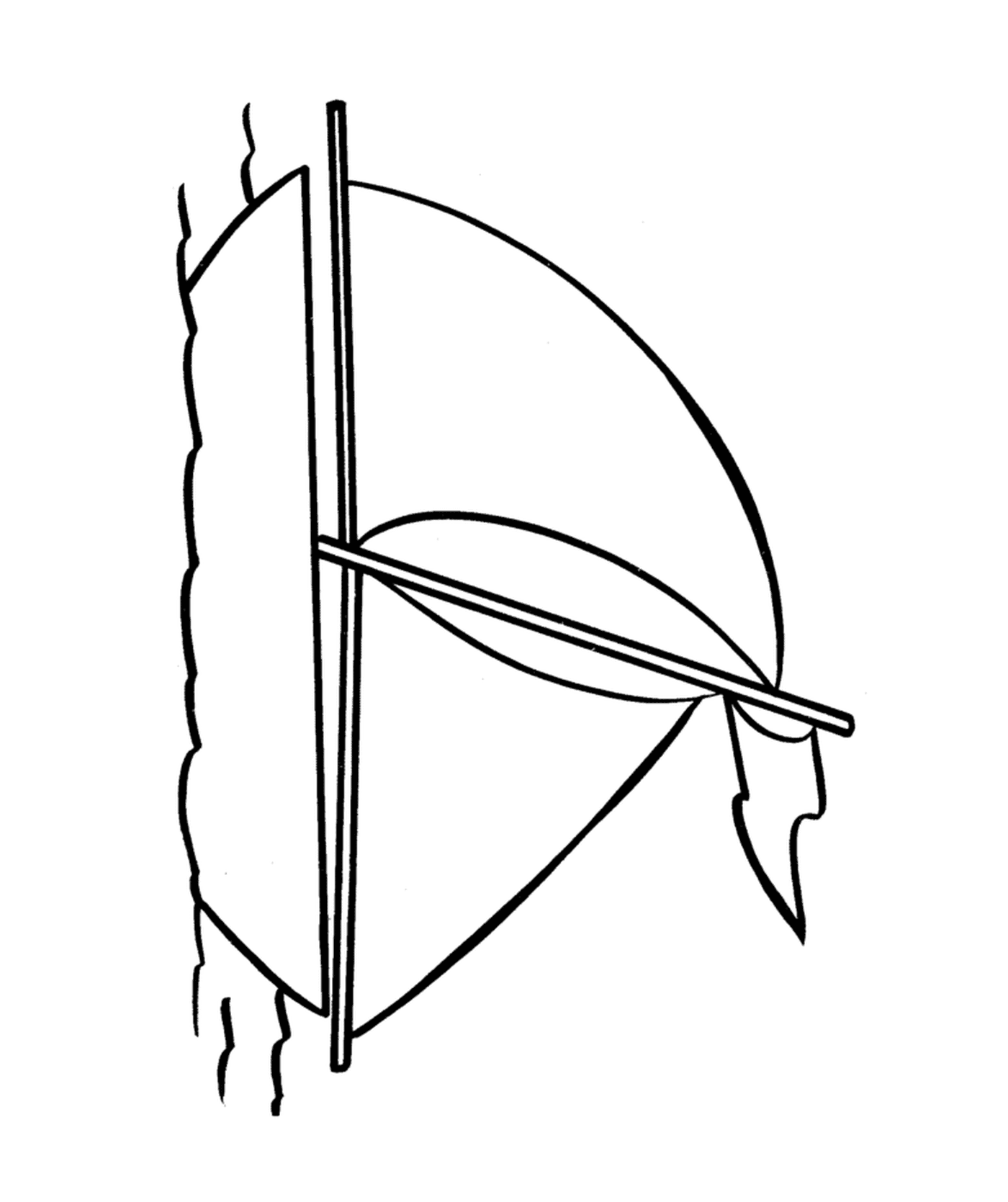   Un arc et une flèche 